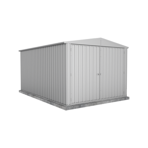 Absco Sheds 3.0 x 4.48 x 2.30m Zincalume Highlander Three Door Garden Shed