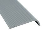 Roberts 3.3m Silver Bullnose Sawtooth Stairnose Trim - 10 Pack
