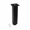 Adoored 40 x 40 x 230mm Black Square Table Leg