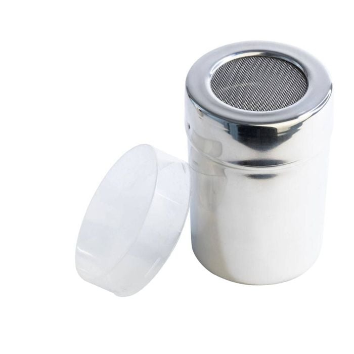 Cuisena Stainless Steel Mesh Kitchen Shaker Twist Lock Lid Fine Holes