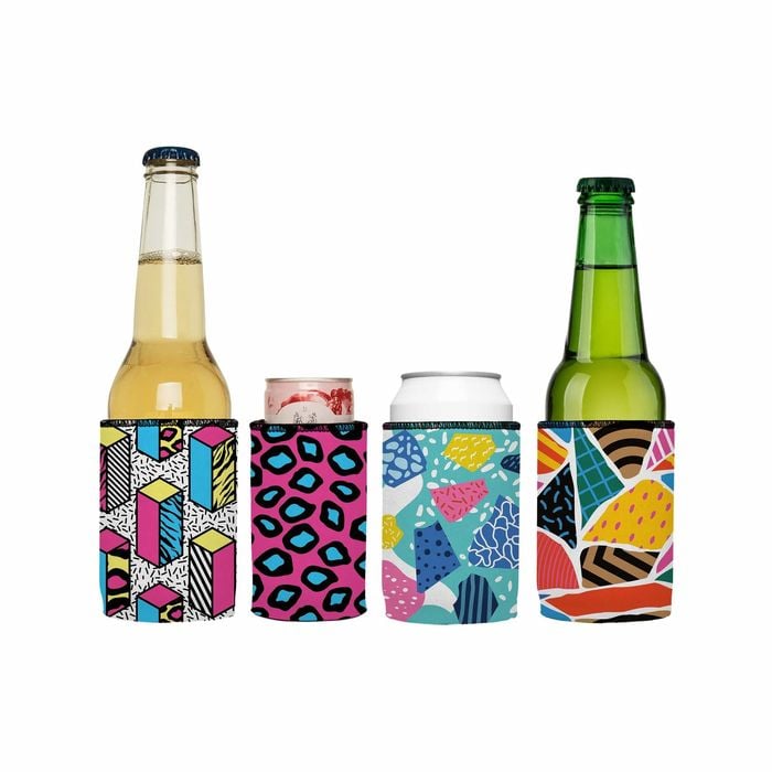 Stubbyz 80s Shapes Stubby Cooler 4-pack Slim