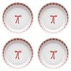 4PK Porto Porcelain Night Before Christmas Dinner Bowl 21.5cm Bow