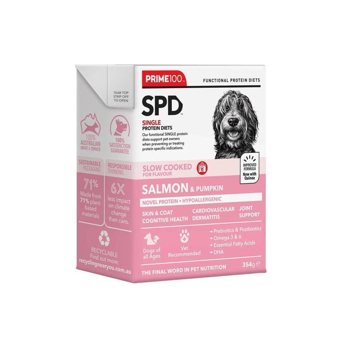 Prime Spd Slow Cooked Salmon & Pumpkin 354g 12pk