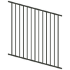 ProtectorAl 0350-1200W x 1200H Woodland Grey Flat Top Square Picket Pool Fence Panel Raked Up to 15º
