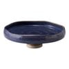 Ecology Rhodes Footed Plate 29x10cm Midnight