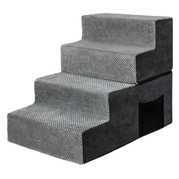 PaWz 4-Steps Non-Slip Foam Dog Stairs