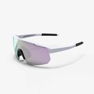 Decathlon - Adult Category 3 Cycling Sunglasses Perf 500 Light - White - One Size