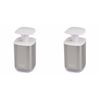 2PK Joseph Joseph Presto Steel 8x16cm Bathroom/Kitchen Soap Liquid Dispenser