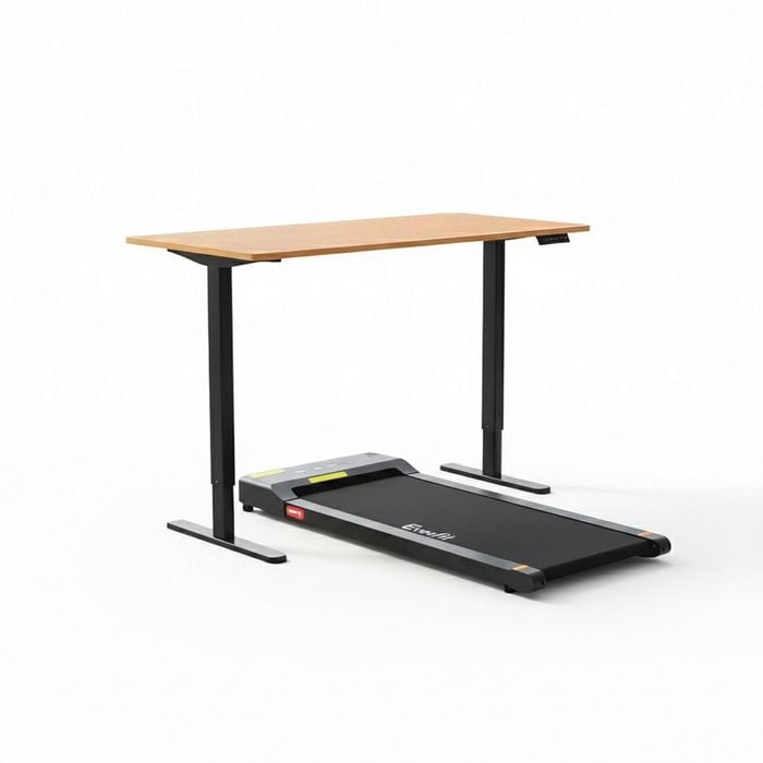 Artiss Electric Treadmill with 120cm Automatic Standing Desk Walking Pad 400mm