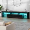 ALFORDSON Entertainment Unit 180cm LED Black
