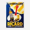 Galrie Vintage Ricard A La Marseillaise Advertising Poster for Home Decor, Poster Only, 70 x 100cm (28 x 40inch)