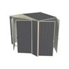 Build-a-Shed 2.3 x 1.5 x 2.3m Gable Double Hinged Side Door Shed - Grey