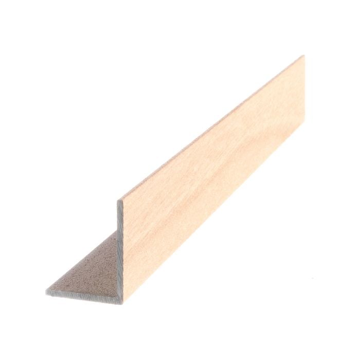 Fire Safe Cladding 25 x 25mm Curly Birch Longboard Angle