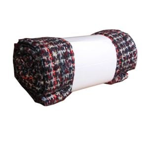 Hotel Living Evie Knitted Fringe Throw Rug D7
