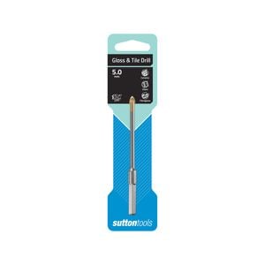 Sutton Tools 5.00mm Glass and Till Drill Bit 