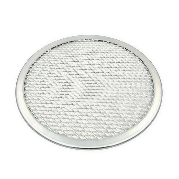 Anygleam 7-inch Pizza Screen Aluminum Round Non-stick Baking Mesh For Crispy Pizza