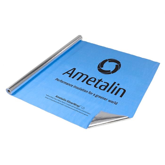 Ametalin 1350mm x 10m SilverWrap LD Reflective Wall Insulation