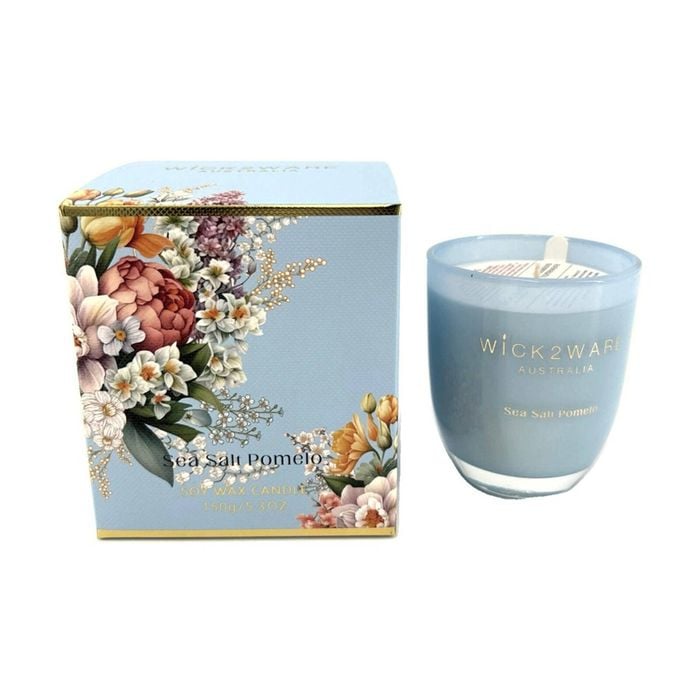 More Than Party Soy Scented Candle Jar Home Fragrance Sea Salt Pomelo 150g