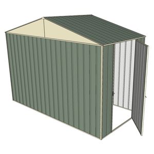 Build-a-Shed 3.0 x 1.5 x 2.3m Gable Single Hinged Side Door Shed - Green