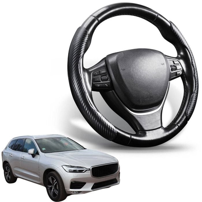 Segmented Steering Wheel Cover for Volvo XC60 2008 - 2017 Mk I, Mk I Facelift