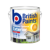 British Paints 4L Black Low Sheen 4 Seasons Exterior Paint - 4L