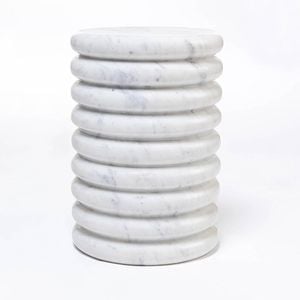 Apex Solid Marble Side Table