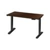 Oikiture Electric Standing Desk Dual Motor 160cm Walnut