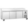 FED-X XSS7C18S3V 3 Door Sandwich Prep Fridge - 400L