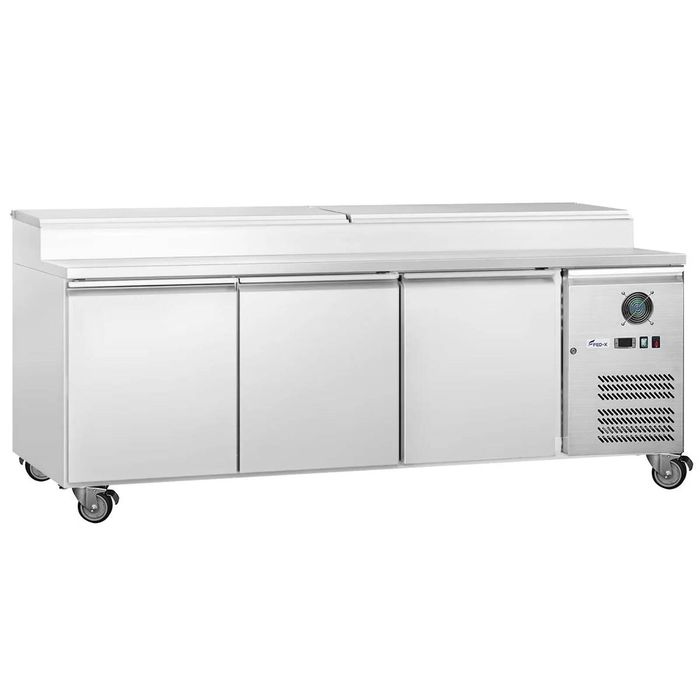 FED-X XSS7C18S3V 3 Door Sandwich Prep Fridge - 400L