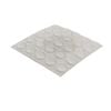 Surface Gard 8mm Clear Round Rubber Bumper - 25 Pack
