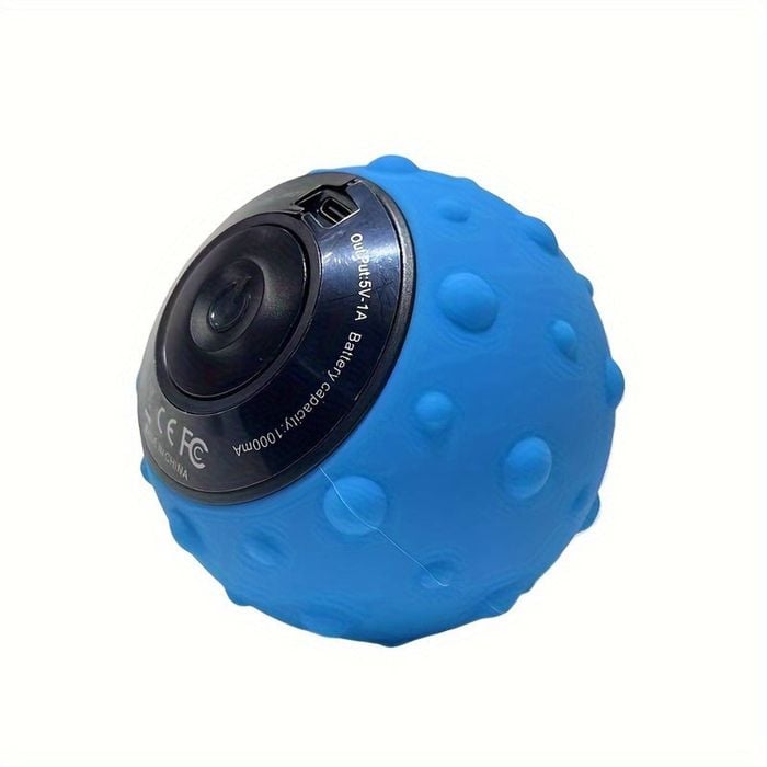 NNETM Portable USB Rechargeable Massage Ball 5-Speed(Blue)