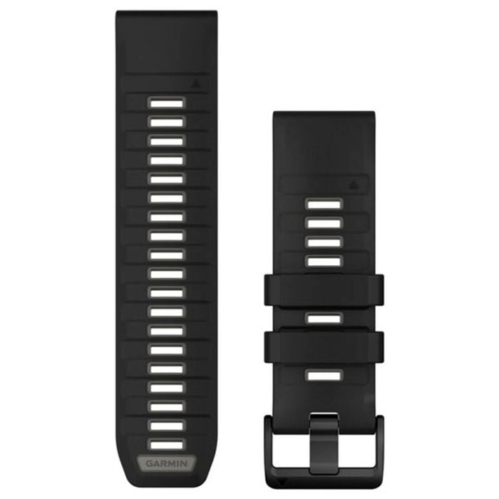 Garmin Quickfit 26 Watch Band - Black/pebble Grey
