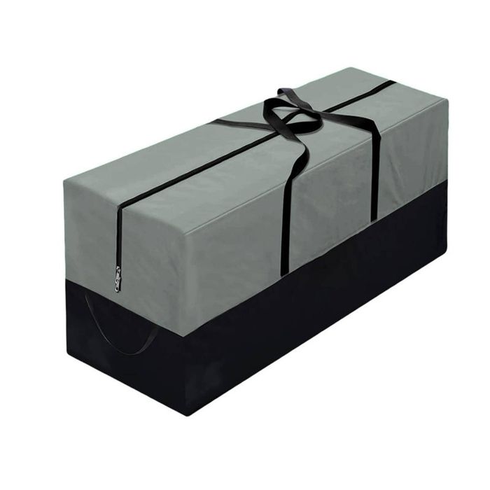 Catzon 122X38X51CM Christmas Storage Bag Waterproof Multipurpose Bag-GreyBlack