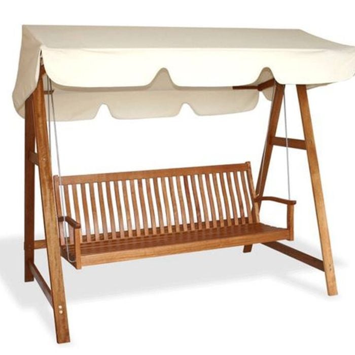 QFurniture Maculata 3 Seater Adult Swing Natural