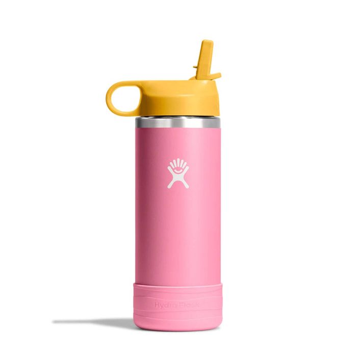 Hydro Flask Hydration Kids Bottle Wide Mouth With Straw Lid 18oz/532ml - Dahlia