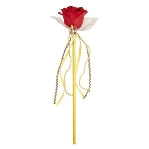 Disney Belle Wand for Kids, Princess Halloween Costume Accessory with Rose, CHILD