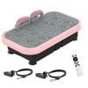 Advwin 200 Speed Vibration Plate Exercise Machine with Push-up Handles for Home - 6 Preset Workouts, 150kg Capacity Pink