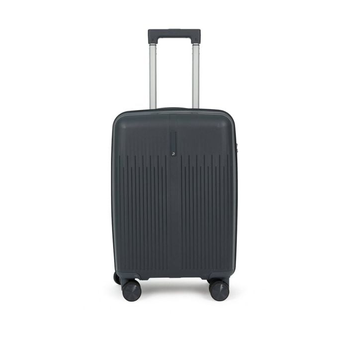 Paklite Cross Wind Small Travel Luggage Spinner Wheels Suitcase 42l Navy