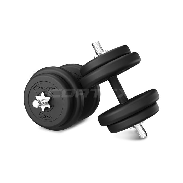 CORTEX 35kg EnduraShell Dumbbell Weight Set