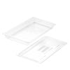 SOGA Clear Gastronorm Pan 1/1 65mm Deep with Lid