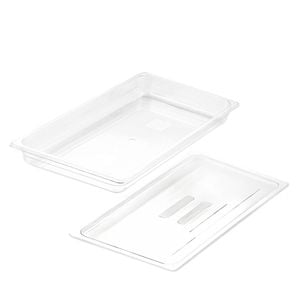 SOGA Clear Gastronorm Pan 1/1 65mm Deep with Lid