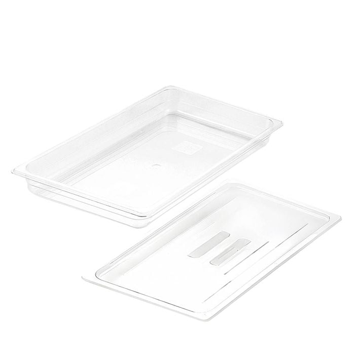 SOGA Clear Gastronorm Pan 1/1 65mm Deep with Lid