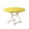 SOGA Round Folding Dining Table Yellow