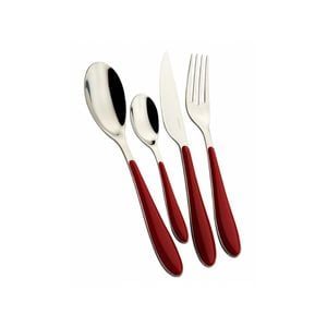 Bugatti Gioia 24pc Cutlery Set (Window Boxed) - Red
