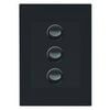 HPM VIVO 3 Grey Gang Wall Switch