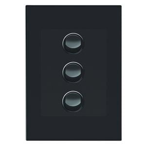 HPM VIVO 3 Grey Gang Wall Switch