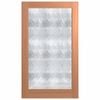 Hume 2340 x 1200 x 40mm Entrance Door Joinery Cathedral Glass JST1