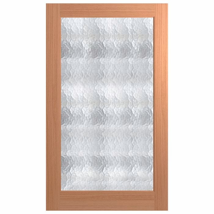 Hume 2340 x 1200 x 40mm Entrance Door Joinery Cathedral Glass JST1