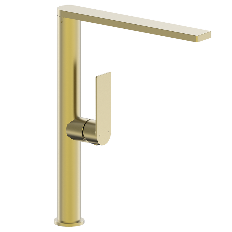 Mondella Brushed Brass Rococo Sink Mixer