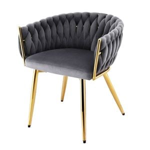 Artiss Dining Chair Vanity Chairs Armchair Grey
